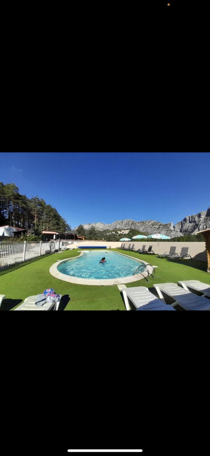Mobilhome Comfort A La Montagne Saint-Auban  Экстерьер фото